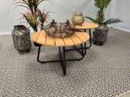 Te Velde tuinmeubelen spalding lounge tafel set, Nieuw, Rond, Teakhout