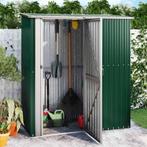vidaXL Tuinhuis Groen 180,5x97x209,5 cm Gegalvaniseerd Staal, Verzenden, Nieuw