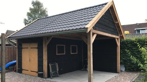 Douglas zadeldak met schuur 600x300cm Apeldoorn, Tuin en Terras, Tuinhuizen, Ophalen of Verzenden