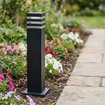 Malibu | Staande buitenlamp | 60cm | Zwart | E27 fitting, Ophalen of Verzenden, Nieuw, Netvoeding, Staande lamp