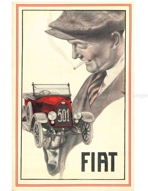1923 FIAT 501 BROCHURE FRANS, Boeken, Auto's | Folders en Tijdschriften