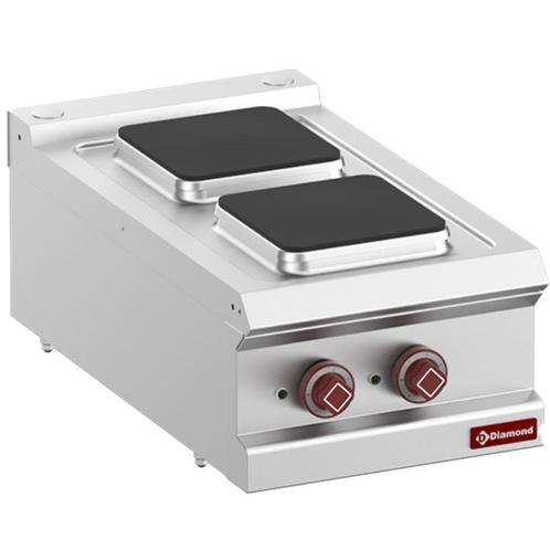 Diamond elektrische kookplaat 2 vierkante platen -Top-, Zakelijke goederen, Horeca | Keukenapparatuur, Verzenden