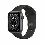 Refurbished Apple Watch Series 6 44mm, Verzenden, Zwart, IOS, Nieuw