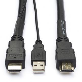 HDMI kabel 4K | Nedis | 40 meter (60Hz, Actief), Audio, Tv en Foto, Audiokabels en Televisiekabels, Nieuw, Verzenden