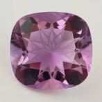 Zonder Minimumprijs Amethist - 22.83 ct - Antwerp Laboratory, Sieraden, Tassen en Uiterlijk, Edelstenen, Nieuw