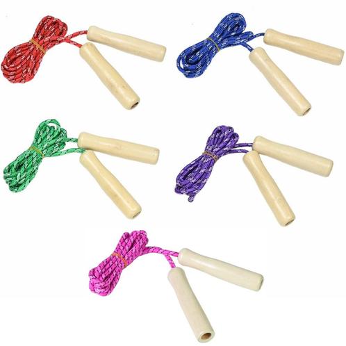 Benson Kinderspringtouw - Houten handvatten - 2,18 meter..., Sport en Fitness, Fitnessmaterialen, Nieuw, Ophalen of Verzenden