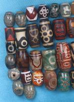 Dzi kralen - Tibetaanse Dzi amuletten - 9-ogle Dzi, Kubera