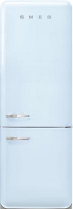 Smeg FAB38RPB6 retro jaren 50 koelkast - pastelblauw, Witgoed en Apparatuur, Koelkasten en IJskasten, 200 liter of meer, Verzenden