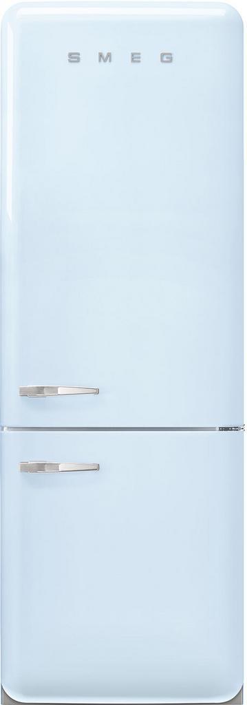 Smeg FAB38RPB6 retro jaren 50 koelkast - pastelblauw, Witgoed en Apparatuur, Koelkasten en IJskasten, 200 liter of meer, Energieklasse A of zuiniger