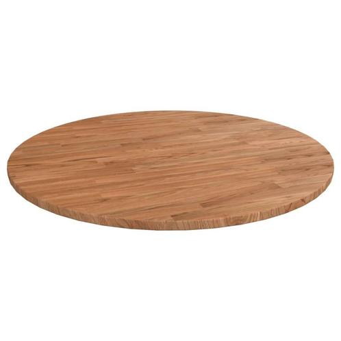 Tafelblad Ã70cm Eiken - Lichtbruin - Retourdeal - 40% Ko., Huis en Inrichting, Tafelonderdelen, Minder dan 50 cm, Tafelblad, 50 tot 100 cm