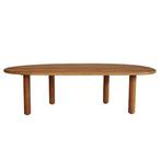 Salontafel Oscar | 138 x 70 cm | teak naturel, Verzenden, Nieuw