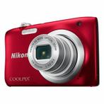 Nikon Coolpix A100 Digitale Compact Camera - Rood, Verzenden, Zo goed als nieuw