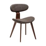 *WOONWINKEL* Dan-Form Buckle Eetkamerstoel Scandinavisch Des, Huis en Inrichting, Stoelen, Verzenden, Nieuw, Bruin