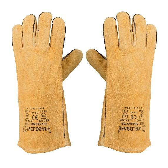 Lashandschoenen molton gevoerd maat 11 (Lasapparatuur), Doe-het-zelf en Verbouw, Gereedschap | Lasapparaten, Co2, Nieuw, Verzenden