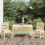 vidaXL 4-delige Tuinset massief teakhout, Verzenden, Nieuw, 4 zitplaatsen, Tuinset