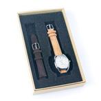 Kurk horloge - Quartz - LCT Naturel / Bruin, Ophalen of Verzenden, Nieuw