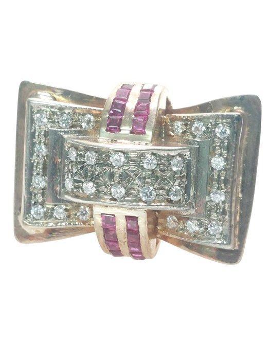 Zonder Minimumprijs - Ring - 14 karaat Zilver, Roségoud, Sieraden, Tassen en Uiterlijk, Ringen