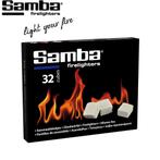 Samba Aanmaakblokjes Wit - Kerosine - 4 x 32 Stuks Inclus..., Ophalen of Verzenden, Nieuw