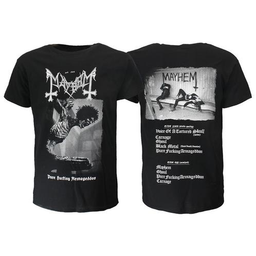 Mayhem Pure Fucking Armageddon T-Shirt - Officiële, Kleding | Heren, T-shirts