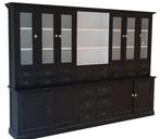 Buffetkast XL zwart - wit Baarn 310cm, Huis en Inrichting, Kasten | Buffetkasten, Ophalen of Verzenden, Nieuw