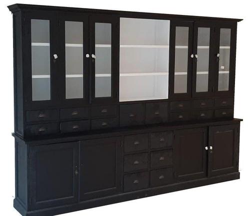 Buffetkast XL zwart - wit Baarn 310cm, Huis en Inrichting, Kasten | Buffetkasten, Ophalen of Verzenden