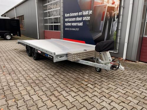 Hulco Carax | 440x207 cm - 3000 kg | Met elektrische lier !!, Auto diversen, Aanhangers en Bagagewagens, Nieuw