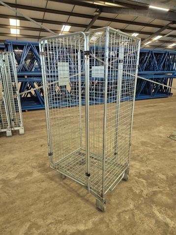 Rolcontainer 90x70x190 cm, 5-heks met nestbare A-frame beschikbaar voor biedingen