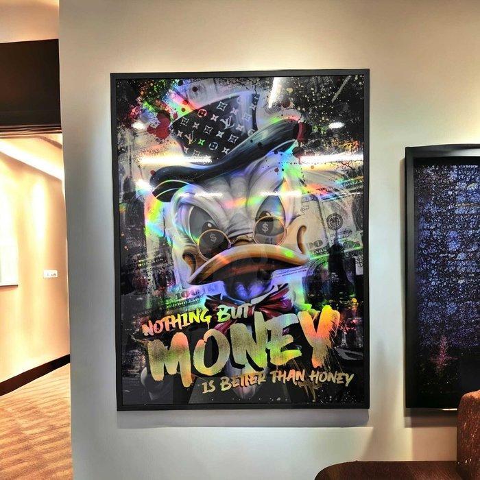 Patryk Konrad & Schevsky - McDuck holographic pop art wall, Antiek en Kunst, Kunst | Schilderijen | Modern