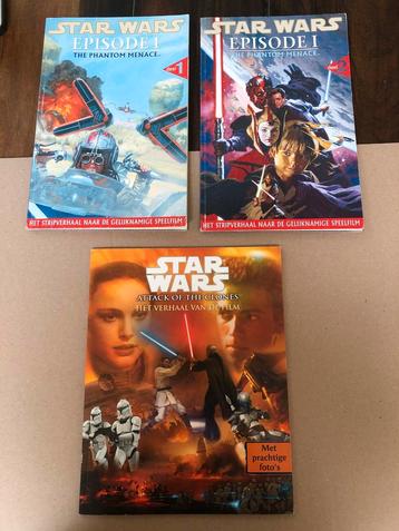 Star Wars - 2 Stripboeken en 1 boek met Film-editie beschikbaar voor biedingen