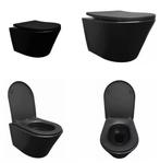 Wiesbaden Vesta wandcloset rimless met Shade slim toiletzitt, Ophalen of Verzenden, Nieuw