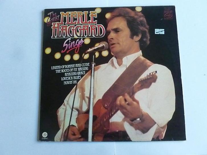 Merle Haggard - The great Merle Haggard sings (LP), Cd's en Dvd's, Vinyl | Pop, Zo goed als nieuw, Verzenden