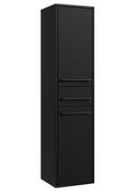 Badkamerkast Florence 30 x 35 x 130 cm - Zwart Mat, Huis en Inrichting, Verzenden, Nieuw, (Half)hoge kast