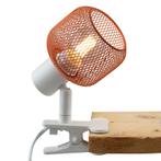 Oranje klemspot Emado, metaal, industrieel, Huis en Inrichting, Lampen | Overige, Ophalen of Verzenden, Nieuw, Industrieel
