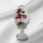 Fabergé ei - Rode rozen met parelhart - Kristal
