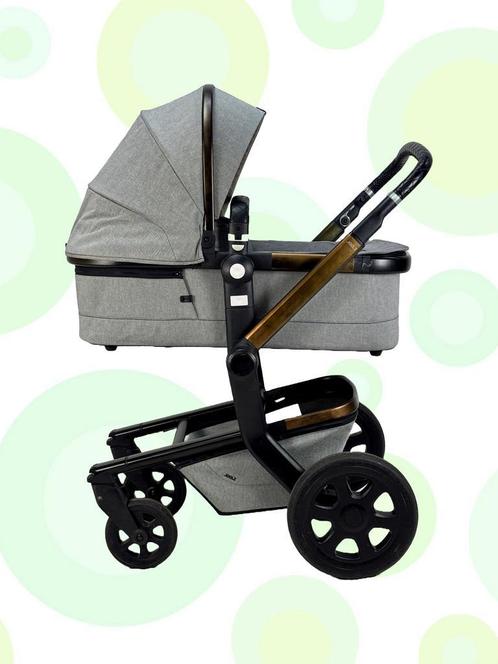 Joolz Day3 Studio Gris refurbished tweedehands kinderwagen, Kinderen en Baby's, Kinderwagens en Combinaties, Met reiswieg, Verstelbare duwstang