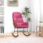 vidaXL Schommelstoel fluweel wijnrood, Verzenden, Nieuw