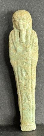 Oude Egypte, late periode Faience Shabti - 93 mm  (Zonder