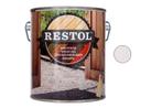 Restol Restol houtolie zijdeglans 2,5 liter, ijslandswit, Verzenden, Nieuw