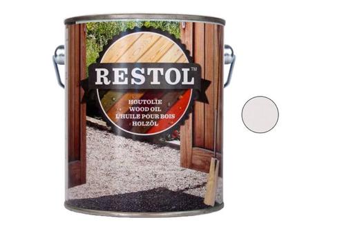 Restol Restol houtolie zijdeglans 2,5 liter, ijslandswit, Doe-het-zelf en Verbouw, Verf, Beits en Lak, Nieuw, Verzenden