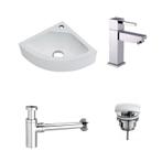 Sani Royal Solid Surface Fonteinset Corner met, Nieuw