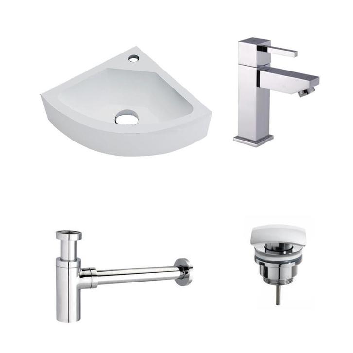 Sani Royal Solid Surface Fonteinset Corner met, Tuin en Terras, Waterpartijen en Fonteinen