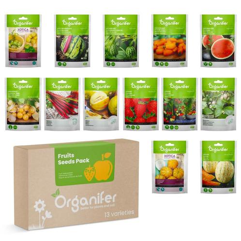 Fruit Zaden Pakket - 13 Soorten, Tuin en Terras, Bloembollen en Zaden, Zaad, Gehele jaar, Volle zon, Verzenden