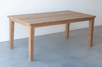 Eettafel eikenhout 180 x 100cm beschikbaar voor biedingen
