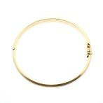 Massief gouden slavenarmband., Ophalen of Verzenden, Gebruikt, Overige kleuren, Goud