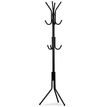 Kapstok - zwart staal - 11 armen - 46 cm poten - 175 cm hoog beschikbaar voor biedingen