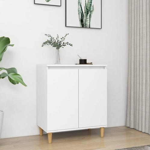 vidaXL Dressoir met massief houten poten 60x35x70 cm bewerkt, Huis en Inrichting, Kasten | Dressoirs, 25 tot 50 cm, Nieuw, 50 tot 100 cm