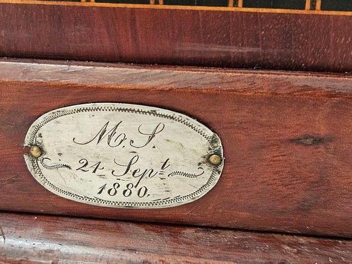 Pijpenkast met logo van zilver - 24 september 1880 - Rek -, Antiek en Kunst, Curiosa en Brocante