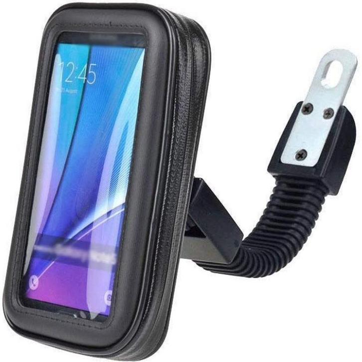 Telefoonhouder Scooter Waterdicht | Universeel | Zwart |, Telecommunicatie, Telefoonhouders, Ophalen of Verzenden
