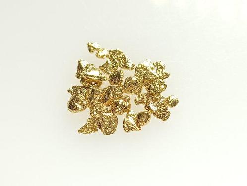 Briljante gouden erts - Yukon/Canada 0,50 g Goud nuggets-, Verzamelen, Mineralen en Fossielen