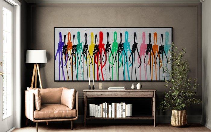 RAM - We All Stand for Peace and Love ... NOW! - XXL size, Antiek en Kunst, Kunst | Schilderijen | Modern